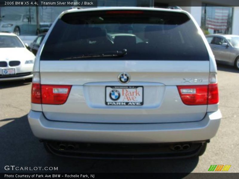 Titanium Silver Metallic / Black 2006 BMW X5 4.4i