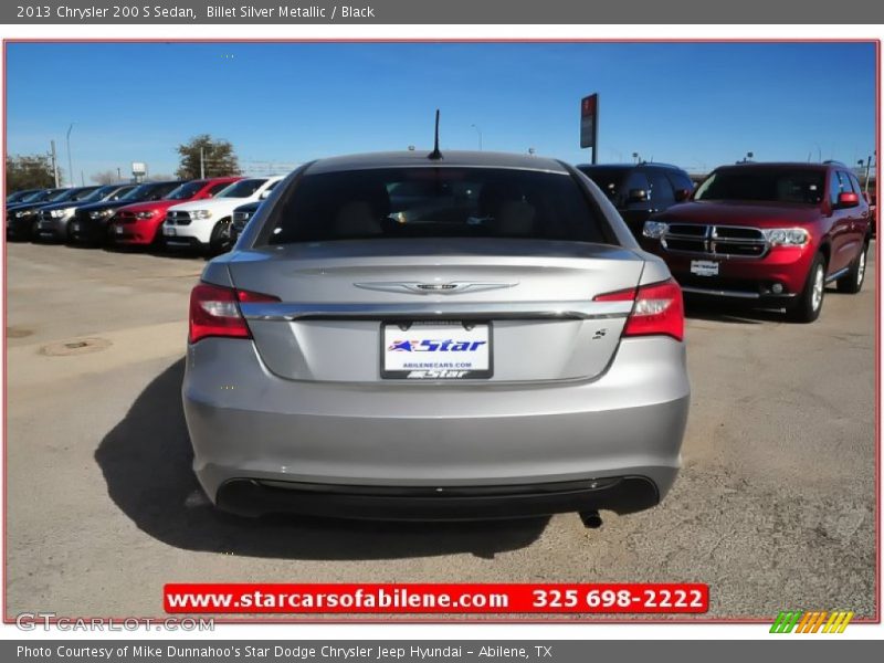 Billet Silver Metallic / Black 2013 Chrysler 200 S Sedan