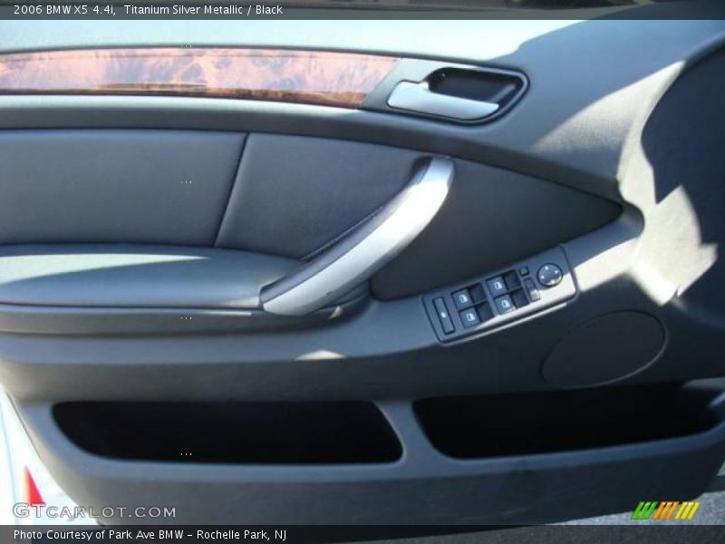 Titanium Silver Metallic / Black 2006 BMW X5 4.4i