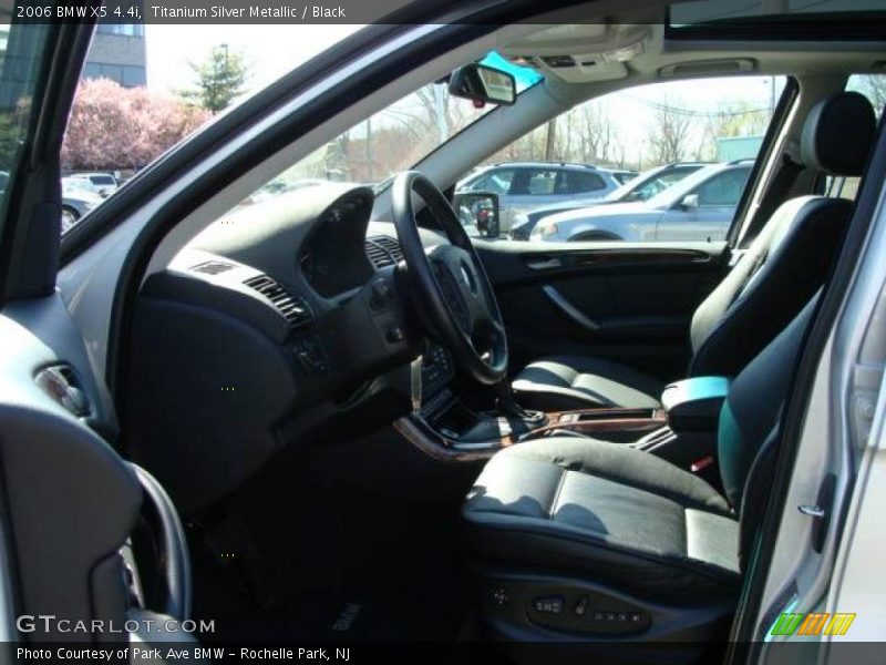 Titanium Silver Metallic / Black 2006 BMW X5 4.4i
