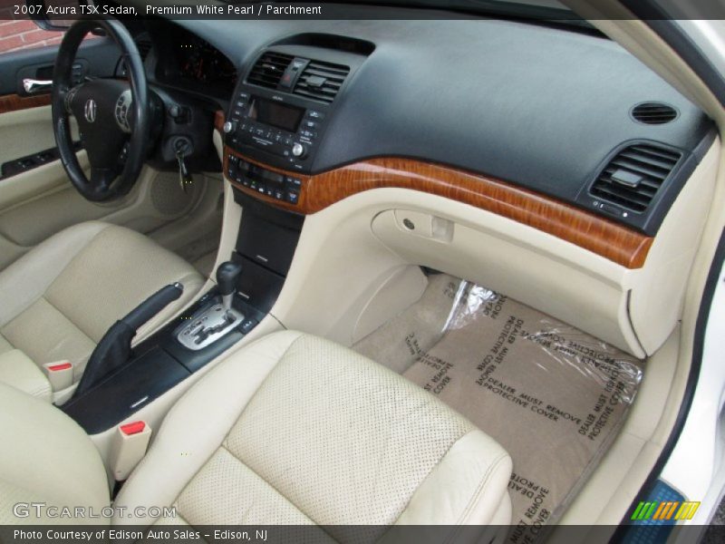Premium White Pearl / Parchment 2007 Acura TSX Sedan