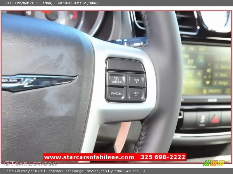 Billet Silver Metallic / Black 2013 Chrysler 200 S Sedan