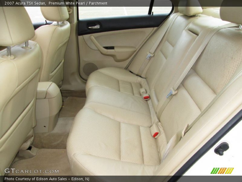 Premium White Pearl / Parchment 2007 Acura TSX Sedan