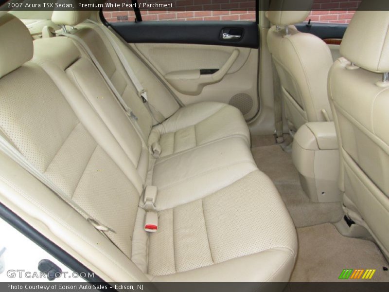 Premium White Pearl / Parchment 2007 Acura TSX Sedan