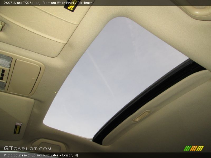Premium White Pearl / Parchment 2007 Acura TSX Sedan