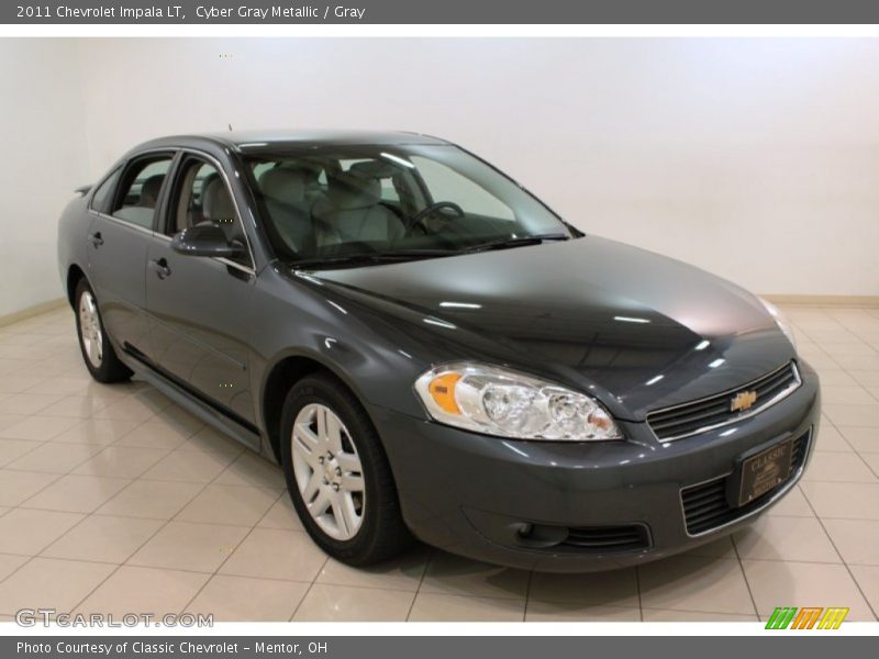 Cyber Gray Metallic / Gray 2011 Chevrolet Impala LT