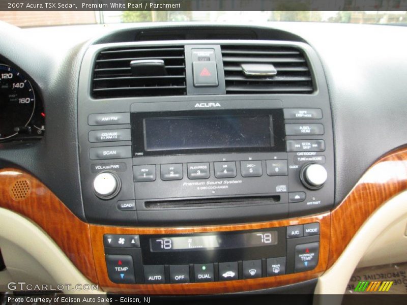 Premium White Pearl / Parchment 2007 Acura TSX Sedan