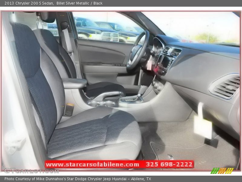 Billet Silver Metallic / Black 2013 Chrysler 200 S Sedan