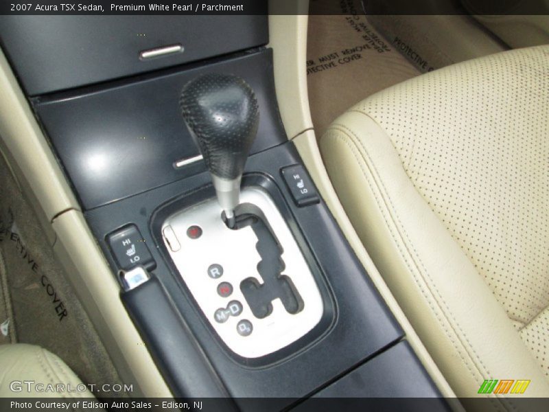 Premium White Pearl / Parchment 2007 Acura TSX Sedan