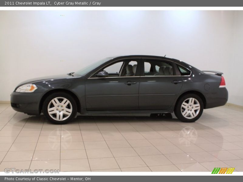 Cyber Gray Metallic / Gray 2011 Chevrolet Impala LT
