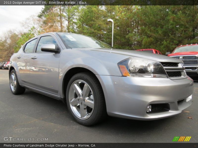 Billet Silver Metallic / Black 2013 Dodge Avenger SXT V6