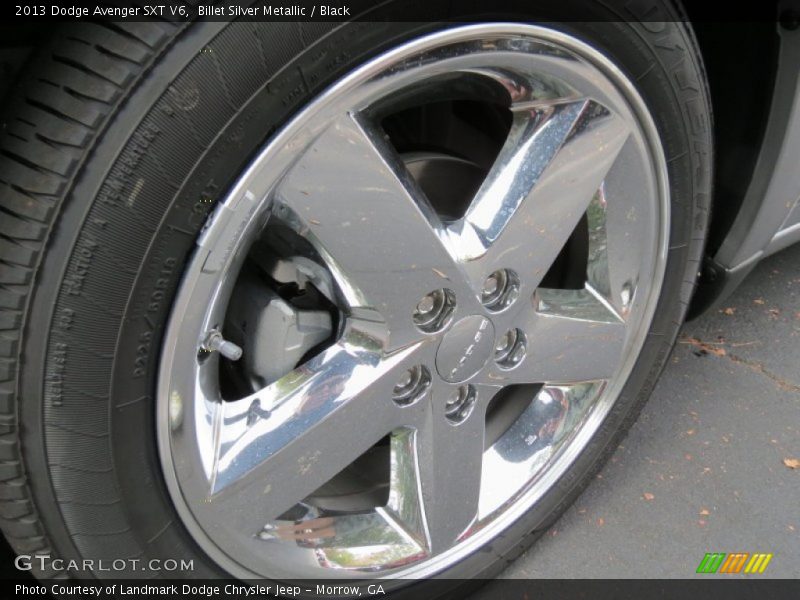 Billet Silver Metallic / Black 2013 Dodge Avenger SXT V6