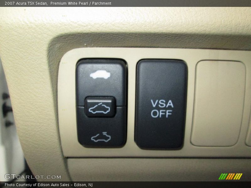 Premium White Pearl / Parchment 2007 Acura TSX Sedan