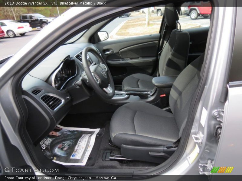 Billet Silver Metallic / Black 2013 Dodge Avenger SXT V6
