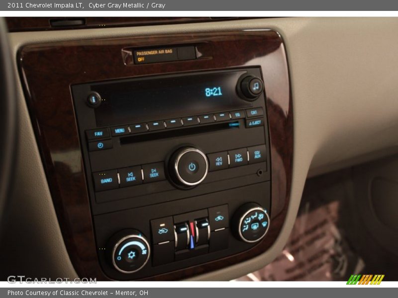 Cyber Gray Metallic / Gray 2011 Chevrolet Impala LT