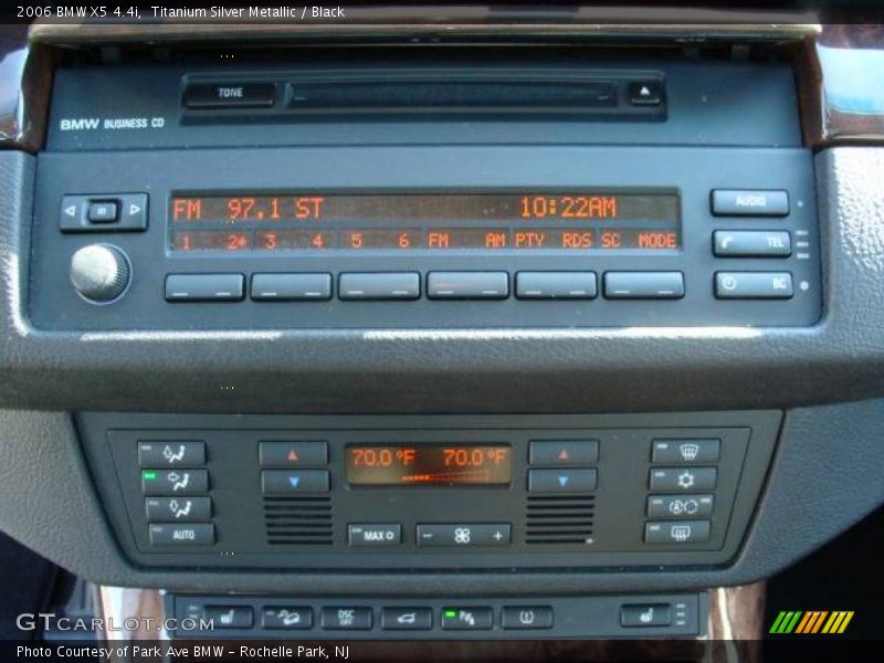 Titanium Silver Metallic / Black 2006 BMW X5 4.4i