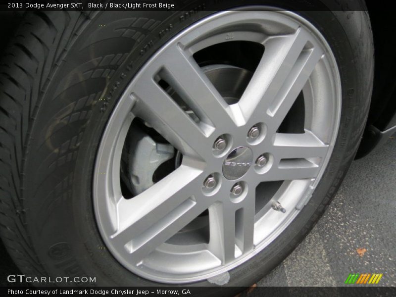 Black / Black/Light Frost Beige 2013 Dodge Avenger SXT