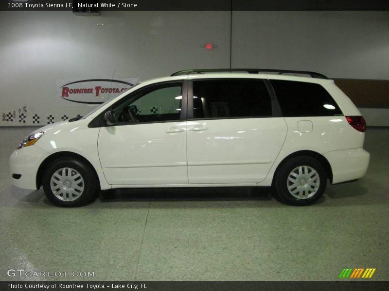 Natural White / Stone 2008 Toyota Sienna LE