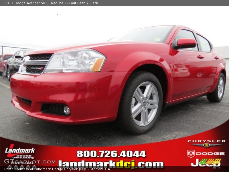 Redline 2-Coat Pearl / Black 2013 Dodge Avenger SXT