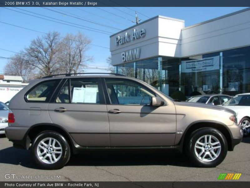 Kalahari Beige Metallic / Beige 2006 BMW X5 3.0i