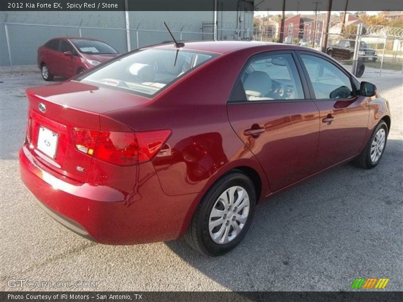 Spicy Red / Stone 2012 Kia Forte EX