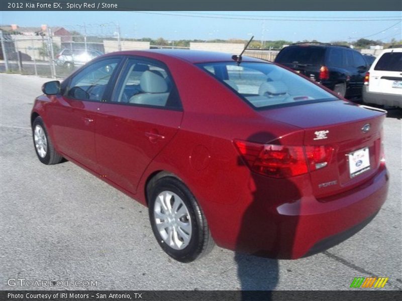 Spicy Red / Stone 2012 Kia Forte EX