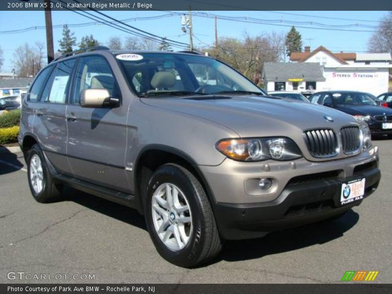 Kalahari Beige Metallic / Beige 2006 BMW X5 3.0i