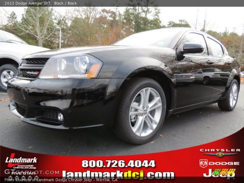 Black / Black 2013 Dodge Avenger SXT