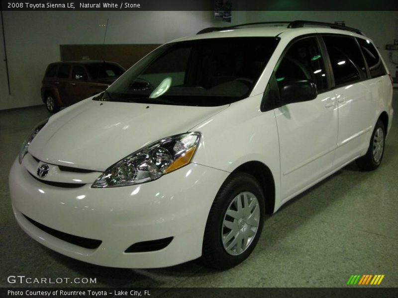 Natural White / Stone 2008 Toyota Sienna LE