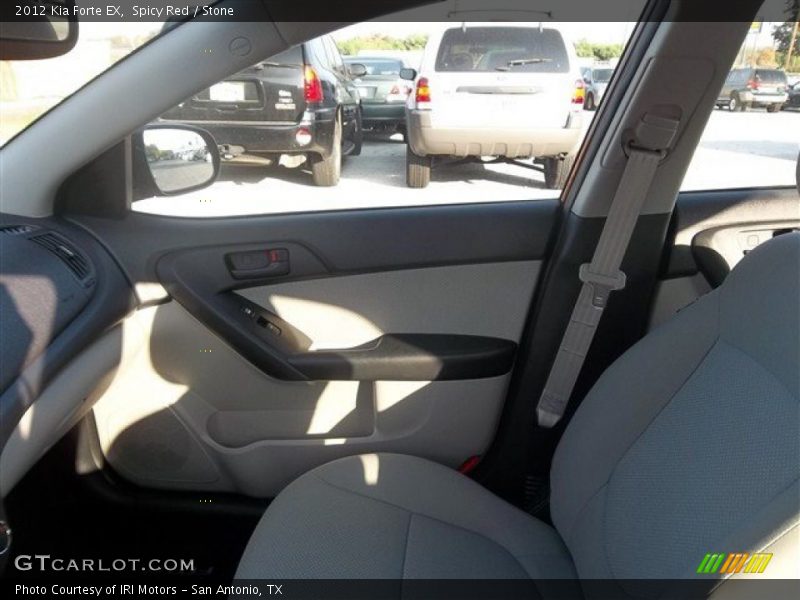 Spicy Red / Stone 2012 Kia Forte EX