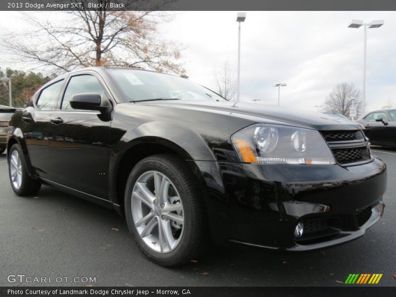 Black / Black 2013 Dodge Avenger SXT