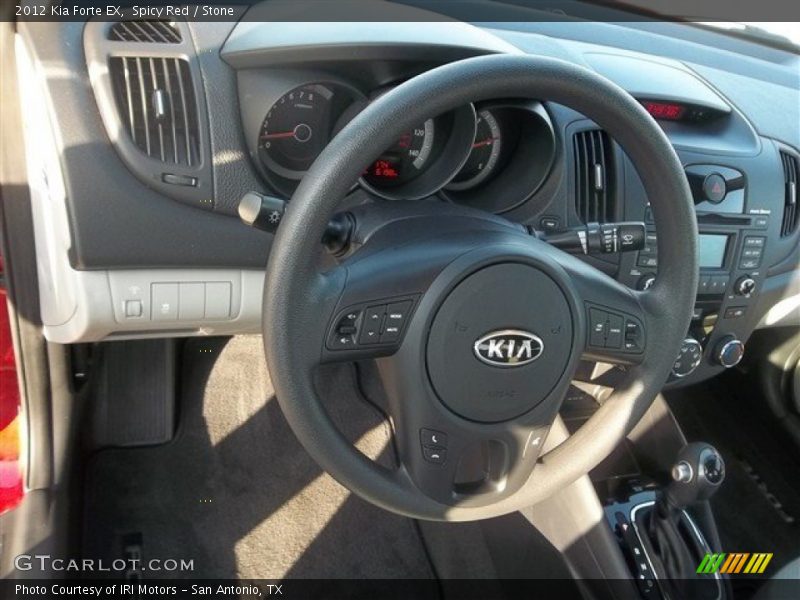 Spicy Red / Stone 2012 Kia Forte EX