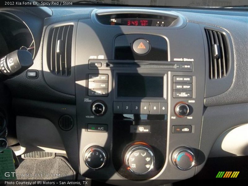 Spicy Red / Stone 2012 Kia Forte EX