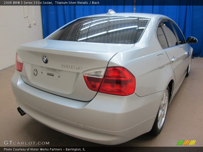 Titanium Silver Metallic / Black 2006 BMW 3 Series 330xi Sedan