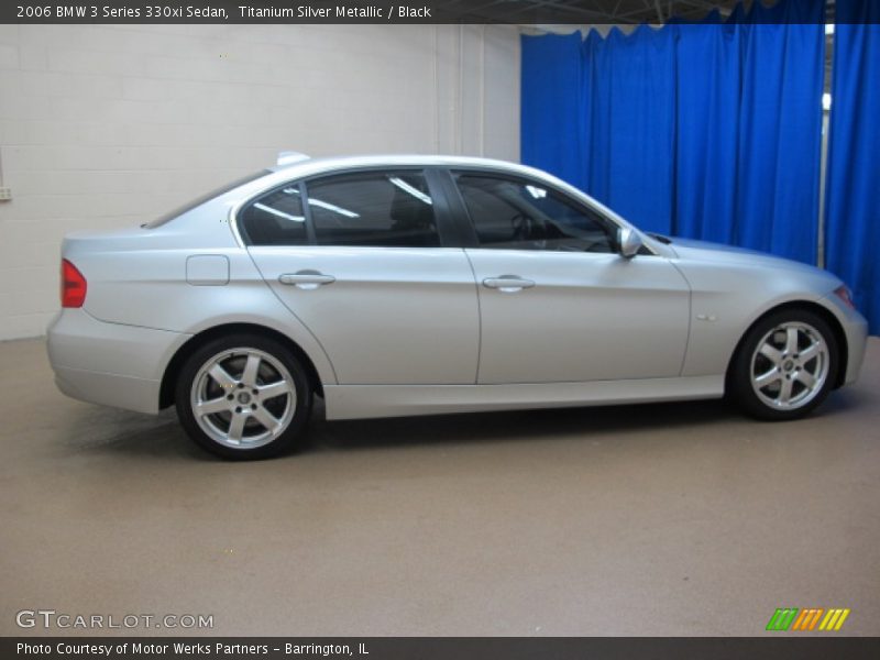 Titanium Silver Metallic / Black 2006 BMW 3 Series 330xi Sedan