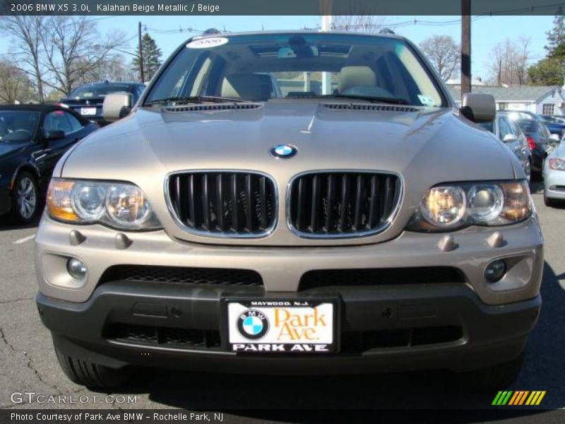 Kalahari Beige Metallic / Beige 2006 BMW X5 3.0i