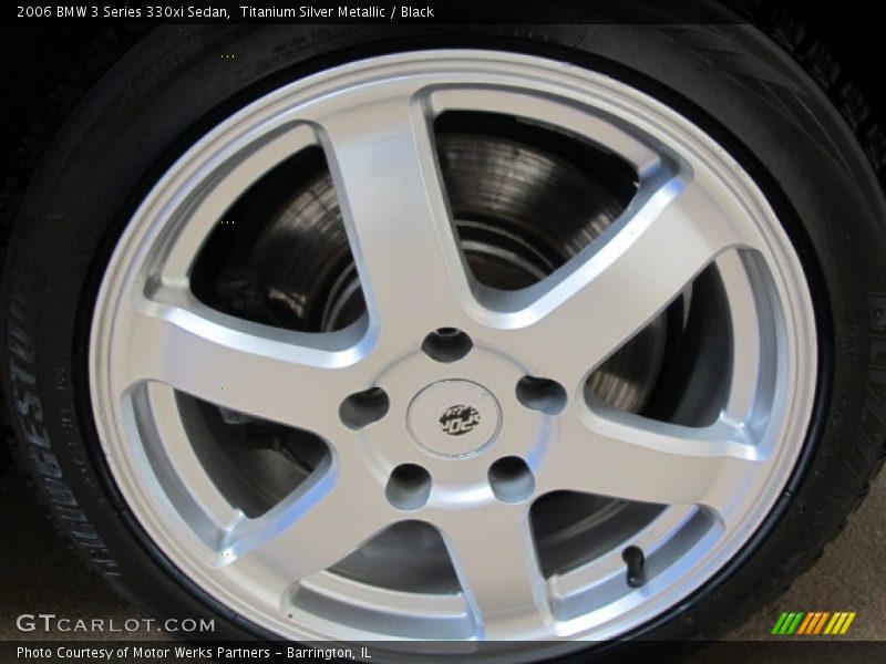 Titanium Silver Metallic / Black 2006 BMW 3 Series 330xi Sedan