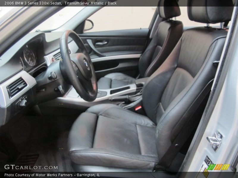 Titanium Silver Metallic / Black 2006 BMW 3 Series 330xi Sedan
