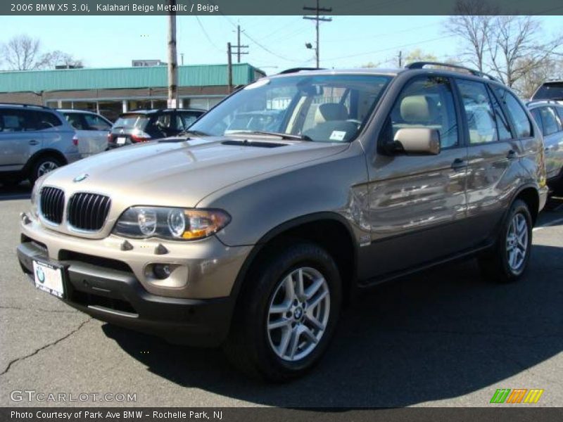 Kalahari Beige Metallic / Beige 2006 BMW X5 3.0i