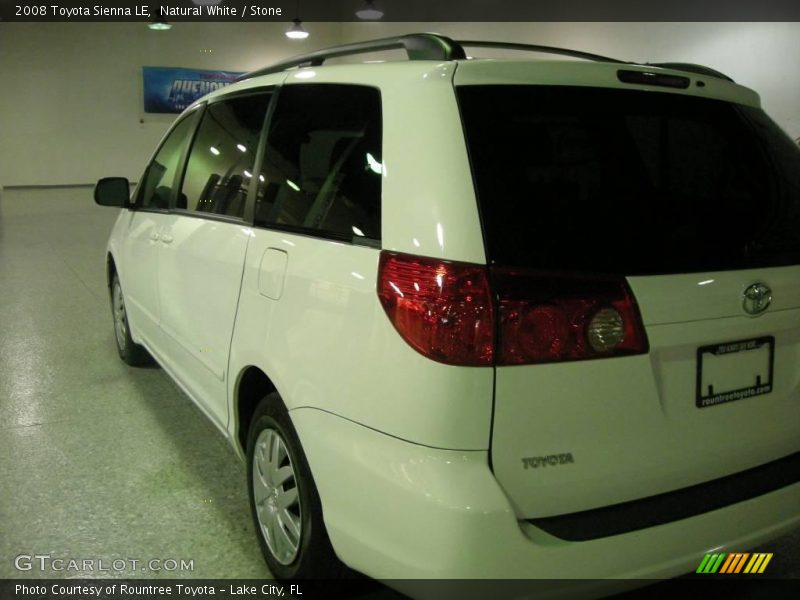 Natural White / Stone 2008 Toyota Sienna LE