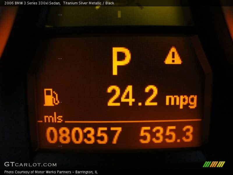 Titanium Silver Metallic / Black 2006 BMW 3 Series 330xi Sedan