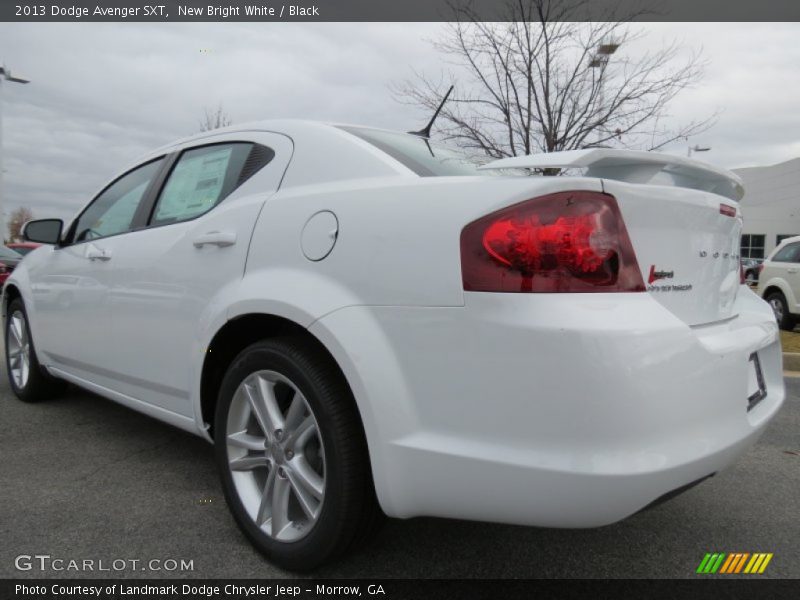 New Bright White / Black 2013 Dodge Avenger SXT