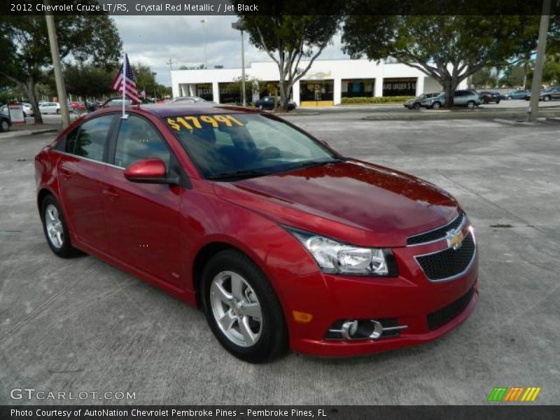 Crystal Red Metallic / Jet Black 2012 Chevrolet Cruze LT/RS