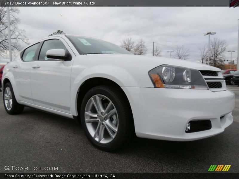 New Bright White / Black 2013 Dodge Avenger SXT