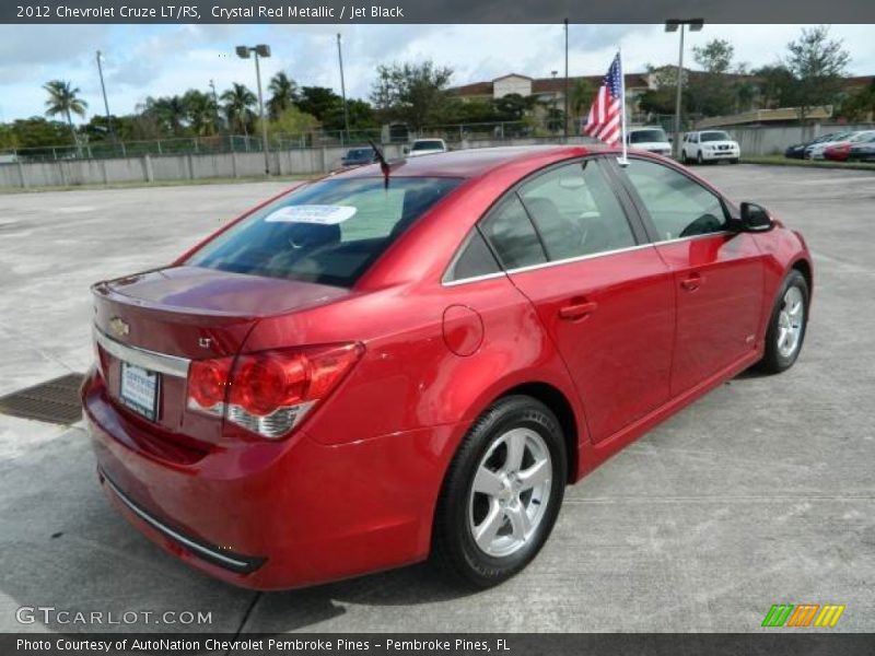 Crystal Red Metallic / Jet Black 2012 Chevrolet Cruze LT/RS