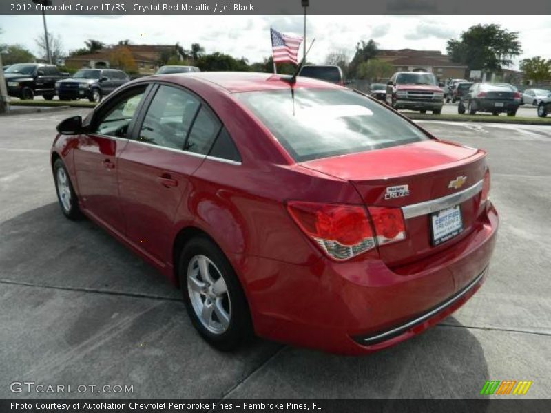 Crystal Red Metallic / Jet Black 2012 Chevrolet Cruze LT/RS