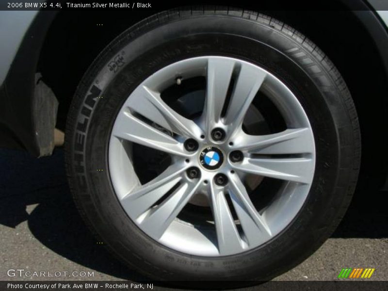 Titanium Silver Metallic / Black 2006 BMW X5 4.4i