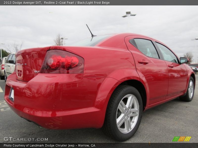 Redline 2-Coat Pearl / Black/Light Frost Beige 2013 Dodge Avenger SXT