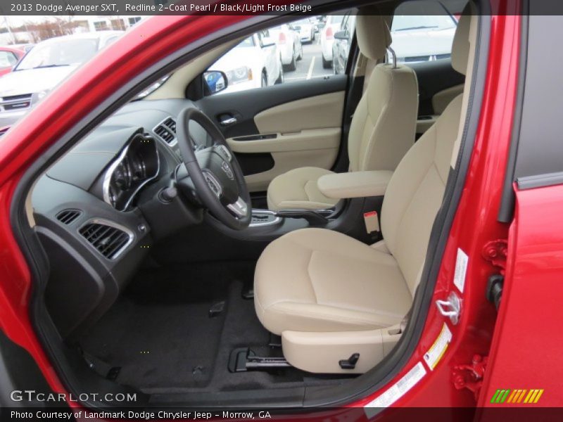Redline 2-Coat Pearl / Black/Light Frost Beige 2013 Dodge Avenger SXT
