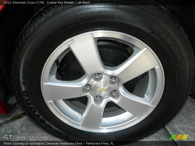 Crystal Red Metallic / Jet Black 2012 Chevrolet Cruze LT/RS